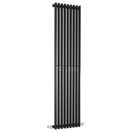 HLB99 Ultra 1500x405mm Energize High Gloss Black Vertical Radiator