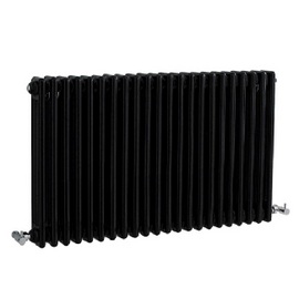 HXB06 Ultra 600x1011mm Colosseum Black Triple Column Radiator