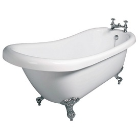 FSA021 Cromwell 1750x750mm Free Standing Bath On Chrome Feet