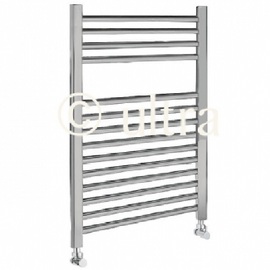 HK381 Ultra 500x700mm Straight Chrome Ladder Heated Towel Rail