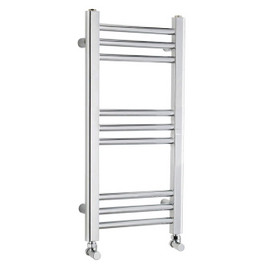 HK367 Ultra 340x700mm Cloakroom Chrome Ladder Heated Towel Rail