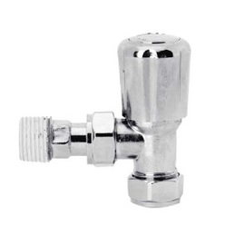 HT370 Ultra Chrome Radiator Valves Angled
