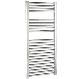 MTY065 Premier 1100X500mm Straight Chrome Ladder Heated Towel Rail