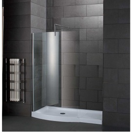 STS045 Style 1700 Walk In Enclosure (Left hand) with Full Height Shower Tray & End Panel