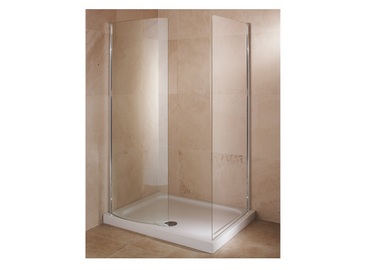 RAN001 Tranquillity 1200x900mm Walk In Shower Enclosure inc. High Level Tray & Waste