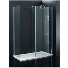 INS022 Indi Walk-in Shower Enclosure 1680x760 Inc Tray, End Panel & Waste