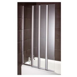 STS051 Style 920mm 4 Folding Left Hand Bath Screen