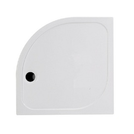 TCT005 900x760x45mm Stone Resin Offset Quadrant Left Hand Shower Tray
