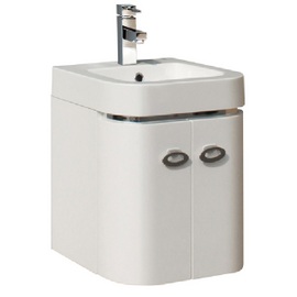 FUR008 Etna 400mm Wall Hung Soft Close Door Unit With Basin