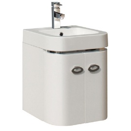 FUR010 Etna 600mm Wall Hung Soft Close Door Unit With Basin