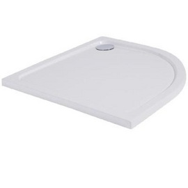 Indi 1200x800x45mm Offset Quadrant Stone Resin Right Hand Shower Tray