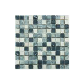 TIL108 Antique Black Mosaic Tile 300x300mm
