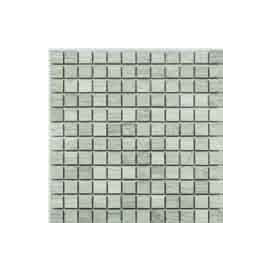 TIL110 Antique Polished Grey Mosaic Tile 300x300mm