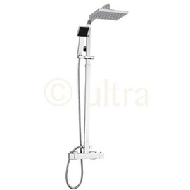 A3559 Ultra Square Thermostatic Bar Valve & Sheer Rectangular Slide Rail Kit