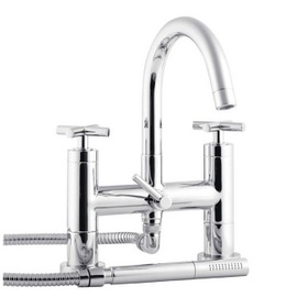 HEX324 Ultra Helix Crosshead Bath Shower Mixer