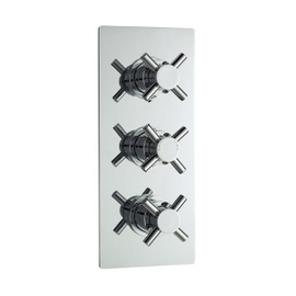 JTY310 Premier Minimalist Crosshead Triple Concealed Thermostatic Shower Valve