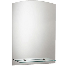 MIR042 Jessie 500 x 700 Mirror With Glass Shelf