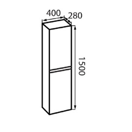 Brooklyn 1500x400 Tall Storage Unit
