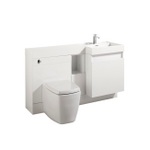 EUSTON 1450 Double Soft Close Drawer Vanity & WC Unit With Basin