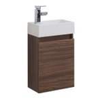 Minimo 400 Wall Hung Soft Close Door Cloakroom Vanity Unit With Basin