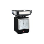 LDL028 Wesco Retro Scales With Clock Black