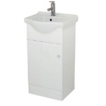 FUR159 Gloss White 450 Vanity Unit