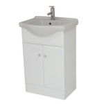 FUR160 Gloss White 550 Vanity Unit