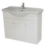 FUR162 Gloss White 1050 Vanity Unit