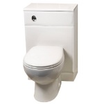 FUR163 Gloss White 500 WC Unit