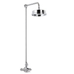TCS067 Trend Dual Control Exposed Valve & Rigid Riser Pack With 8" Fixed Head