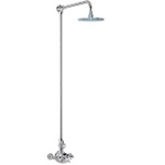 TCS070 Trend Dual Control Exposed Valve & Rigid Riser Pack With Round Head
