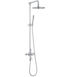 TCS073 Trend Dual Control Exposed Valve & Rigid Riser With Slider Kit Pack With Star Head