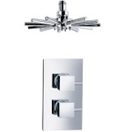 TCS108 Trend Dual Control Concealed Valve With Square Handwheels & Star Head
