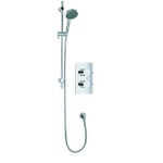 TCS111 Trend Dual Control Concealed Valve With Handwheels & Slide Rail Kit