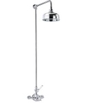 TCS113 Kensington Dual Exposed Shower With Rigid Riser & 5" Rose Head
