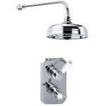 TCS121 Kensington Dual Concealed Valve With 8" Rose Head