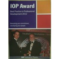 Best Practice in Professional Development award leaflet 2012