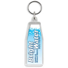 Bottle Shaped Acrylic Printed Promotional Keyrings