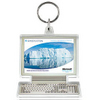 PC Shaped Acrylic Printed Promotional Keyrings