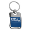 MK-25D Metal Compact Square Insert Printed Keyrings