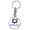 MO-33D Metal Coin Insert Printed Keyrings