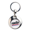 MT-25D Metal Crescent Insert Printed Keyrings