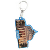 2D Soft PVC Custom Keyrings - Printed PVC
