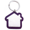 The Padded Metal House Shaped Keyring