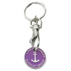 Metal Trolley Token Coin Keyrings