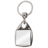 MF-25D Blank Metal Square Insert Keyrings