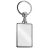 ML-40D Blank Metal Rectangular Frame Keyrings