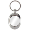 MZ-25D Blank Metal Oval Insert Keyrings