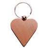 The Heart Wooden Keyring