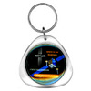 K2 Triangular Acrylic Keyring